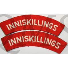 Shoulder flashes Royal Inniskilling Fusiliers (Inniskillings)