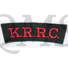 Kings Royal Rifle Corps KRRC (King's) Regiment 