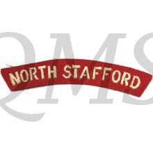 Shoulder flash North Staffordshire Regiment