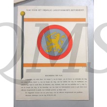 Afbeelding vlag voor het Vrijwillige landstormkorps Motordienst 1921