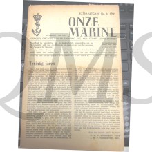 Maandblad Onze Marine extra uitgave no 6 1941