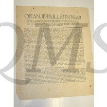 Oranje Bulletin no 21