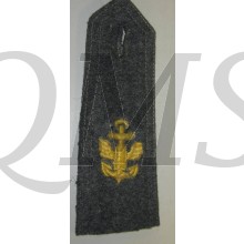 WH (Kriegsmarine) enlisted-mens'-type shoulderstrap, as was intended for a: 'Soldat eines Küsten-Artillerie-Regiments'