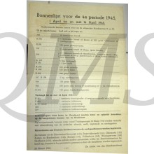 Bonnenlijst voor de 4e periode 1945 1 april - 14 april Overijssel