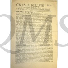 Krant Oranje Bulletin no 63