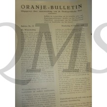 Krant Oranje Bulletin No 15  19 okt 1944