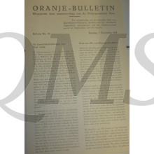 Krant Oranje Bulletin No 23  7 nov 1944