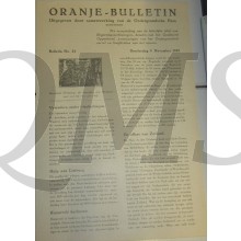 Krant Oranje Bulletin No 24  9 nov 1944