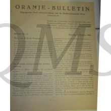 Krant Oranje Bulletin No 11  10 okt 1944