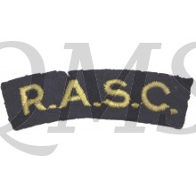 Shoulder title Royal Army Service Corps (R.A.S.C)