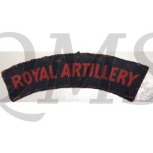 Shoulder flash Royal Artillery Regiment (canvas)