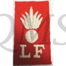 WW2 Lancashire Fusiliers Pagri Flash Badge