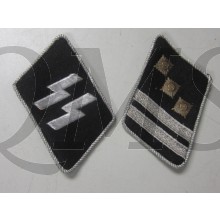 Kragenspiegel SS Haupt Sturm fuhrer (Collar patches SS Storm head leader)