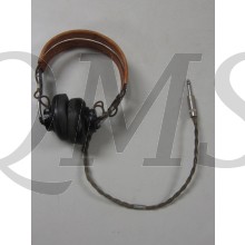 Koptelefoon HB-7 met ABH-H1 luidsprekers (Headset HB-7 with ABN-H1 recievers USAAF/Air Corps)