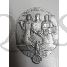 Spende abzeichen Tag der Arbeit 1935