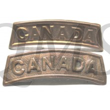 Shoulder titles Canada (full brass)