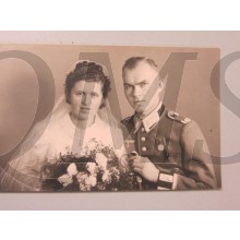 Photo (Mil. Postcard) Hochzeit WH Ufz 