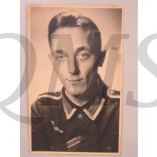 Photo (Mil. Postcard ) 1943 WH NCO  with medal ribbons