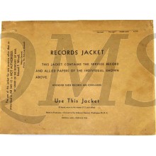 US Army Records Jacket 1943
