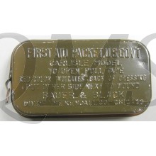 First aid tin US Gov't Carlile Model WW2