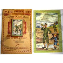 Mobilisatie puzzel met verpakking 1939/1940