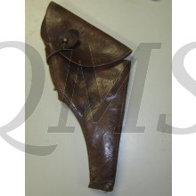 British WWI WWII .455 Webley Revolver Leather Holster