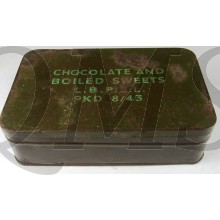 Ww2 Ration Tin 1944 Chocolate & Boiled Sweets 