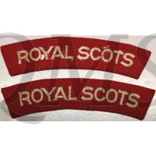 Shoulder flashes Royal Scots (The Royal Regiment) 