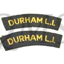 Shoulder flash Durham Light Infantry