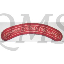Shoulder title Governor General's Foot Guards 2 Canadian Division (canvas)