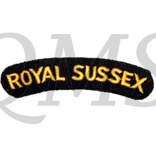 Shoulder flash Royal Sussex Regiment