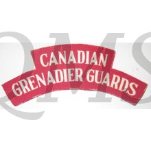 Shoulder title Canadian Grenadier Guards 2 Canadian Division (canvas)