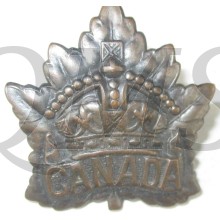 WW1 Canadian General Service Cap Badge