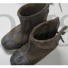 German leather/felt Wachstiefel