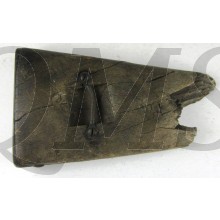 Achterkant geweerlade frankrijk (Buttstock of french rifle relic)