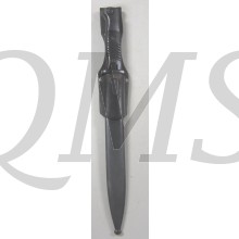 Seitengewehr M1884/98 mit koppelschuh (Bayonet M1884/98 with scabbard / black frog)