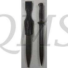 Seitengewehr M1884/98, mit koppelschuh (Bayonet M1884/98 with scabbard and black frog)