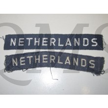 Shoulder titles WW2 Netherlands RAF 