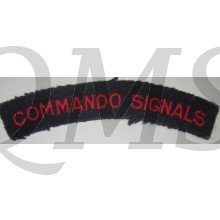 Shoulder title Commando Signals 