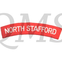 Shoulder flash North Staffordshire Regiment