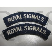 shoulder titles Royal Signals