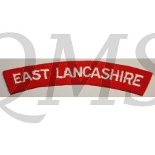 Shoulder flash East Lancashire