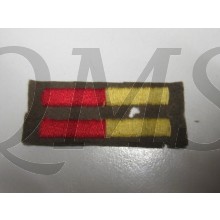 Royal Armoured Corps arm of service stripes