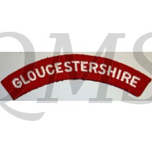 Shoulder flash Glouchester Regiment