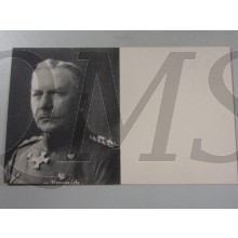 AnsichtsKarte (Mil. Postcard ) studio portret Kaiser Wilhelm