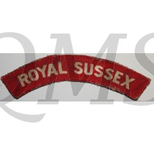Shoulder flash Royal Sussex (canvas)