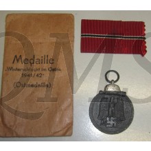 Medaille für die Winterschlacht im Osten mit Verlehungs Tüte  (German Eastern Front Medal with presentation enveloppe)