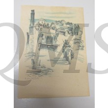 AnsichtsKarte (Mil. Postcard) WH Russland Feldzug