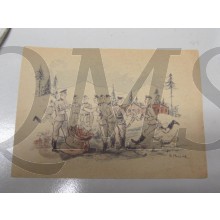 AnsichtsKarte (Mil. Postcard) WH Weinachten an der Front