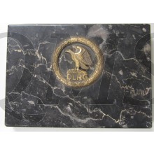 Marble paperweight D.L.R.G.